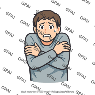 Anxious man