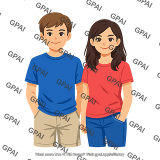 Young man and woman