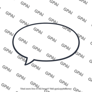 Empty speech bubble
