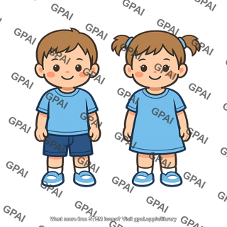 Twin pair toddler