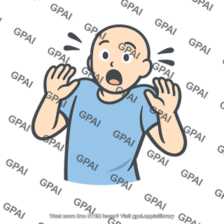 Startle response person