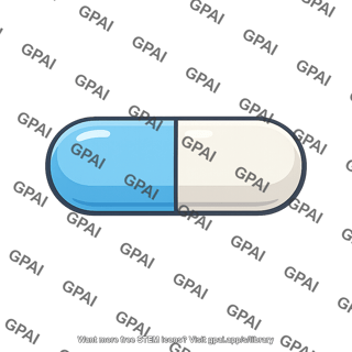 Antianxiety medication pill