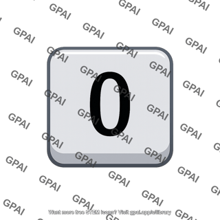 Digit button 0