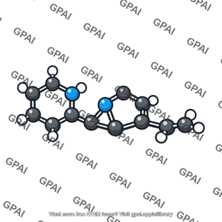 Nicotine molecule 3d