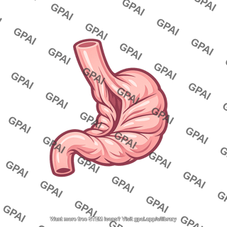 Stomach contracted