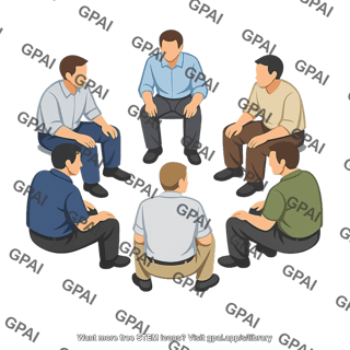 Circle of men