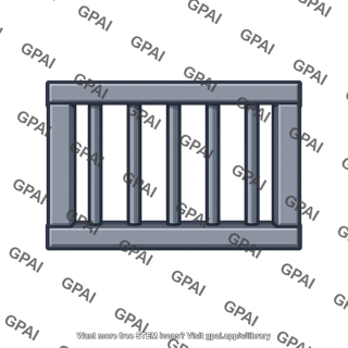 Prison barred window