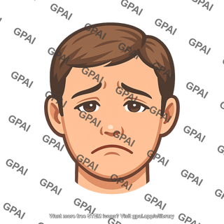 Facial expression sadness