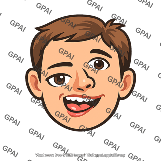 Boy playful face