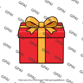 Wrapped gift box