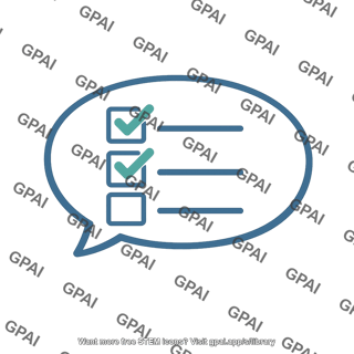 Speech bubble checklist