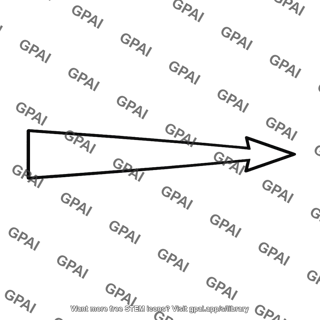Depth cue arrow