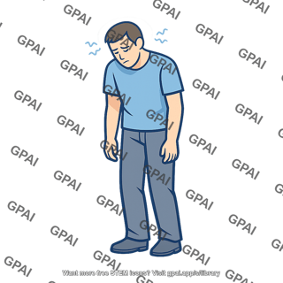 Distressed man