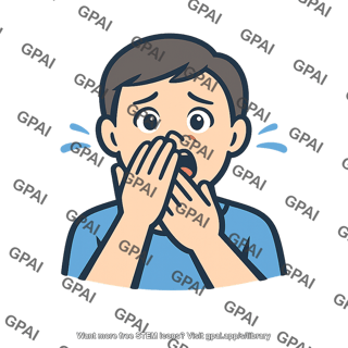 Shocked person