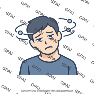 Person dizzy