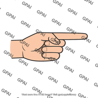 Pointing hand