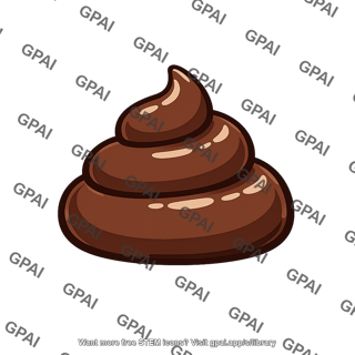Dog feces shaped fudge