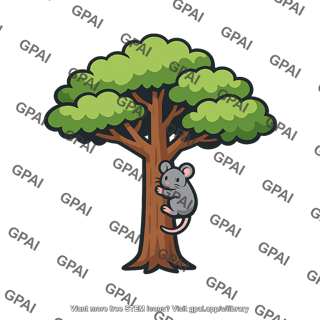 Tree with mouse