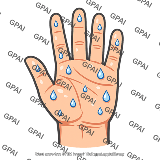 Sweaty palm