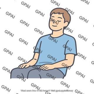 Man meditating