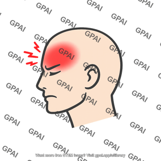 Human head pain