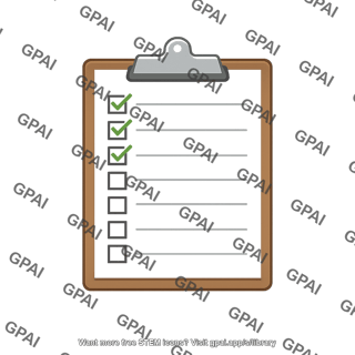 Clipboard checklist
