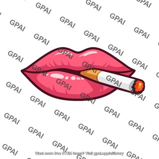 Mouth smoking