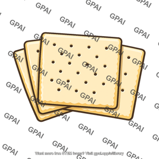 Square crackers