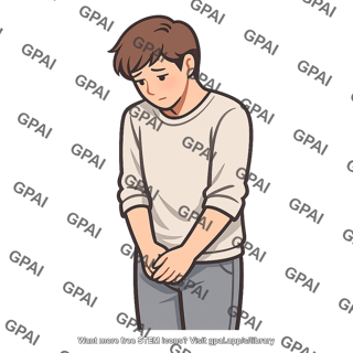 Shy person