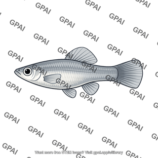Atlantic molly female small