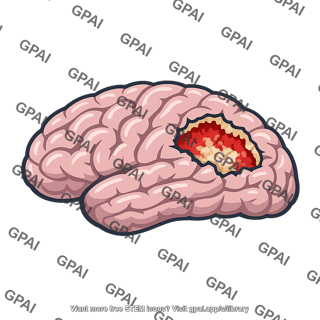 Cerebral cortex lesioned