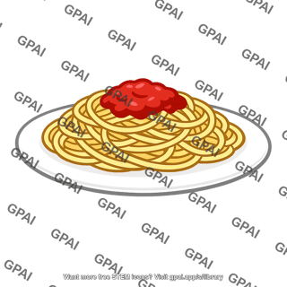 Spaghetti with tomato sauce