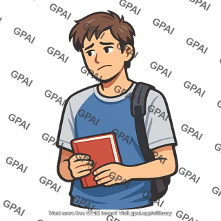 Sad student