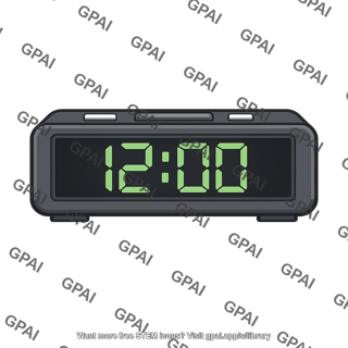 Alarm clock digital