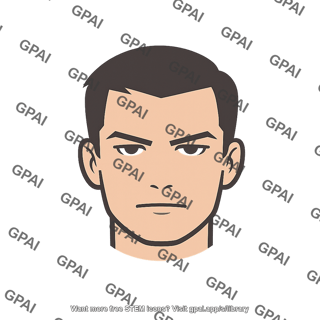 Stern man face