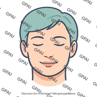 Human face relaxed