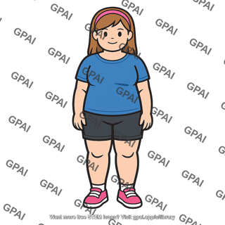 Girl adolescent overweight
