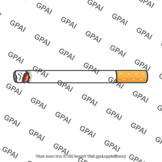 Cigarette lit ember