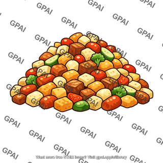 Food pile large