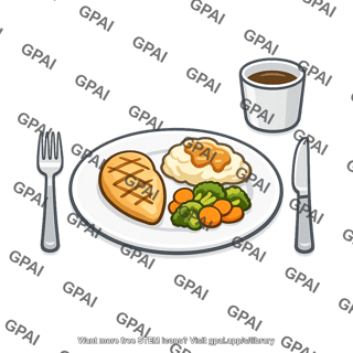 Dinner plate setting