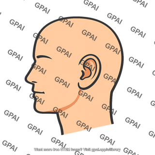 Head with ear