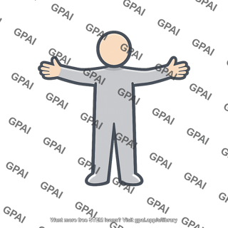 Person open arms