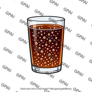 Soft drink glass