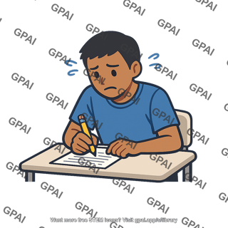 Stressed test taker