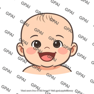 Baby smiling