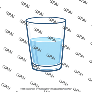 Glass of water