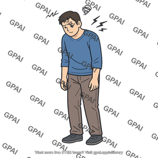 Distressed man