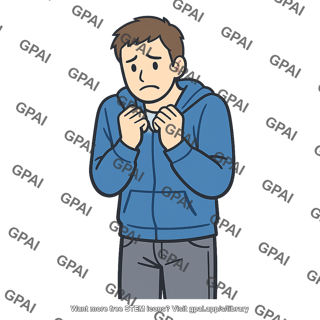 Anxious man