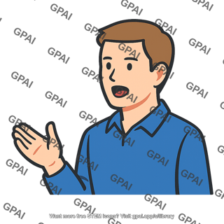 Speaking person