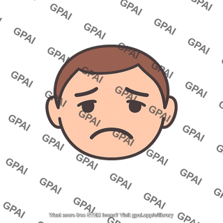 Sad face